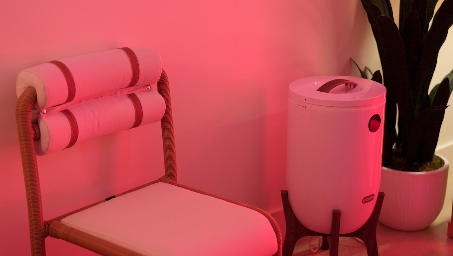 Sauna room interior